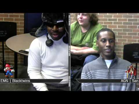 EMG Blacktwins vs AGN San   Smash@York 5   Wii U Losers Finals