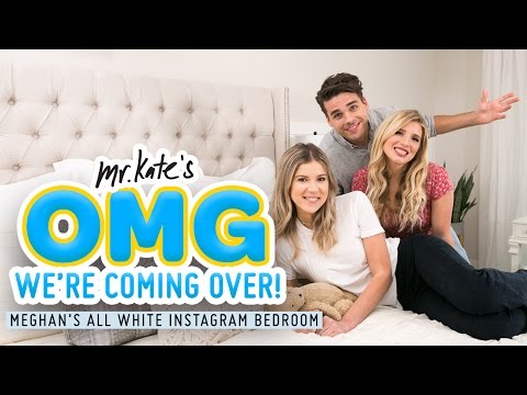 All White, Instagram Bedroom Makeover for Meghan Rienks