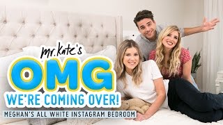 All White, Instagram Bedroom Makeover for Meghan Rienks
