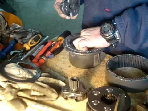 winch warn 9.5 xp assembly the gear box
