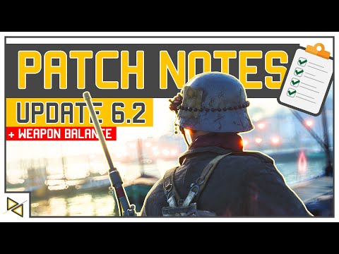 [BF5] HUGE BFV Update - Patch 6.2: Weapon Balance, Audio, Tanks - Full Details on Release!