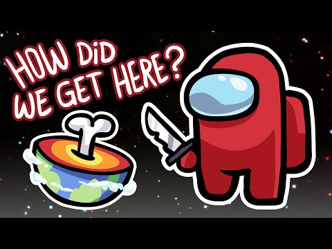 How AMONG US took over the World (with murder). music video cover