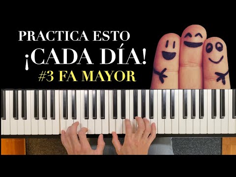 EJERCICIOS  para piano - La rutina PERFECTA 🔥 (FA MAYOR)