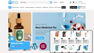 🚑 Best Free WordPress Theme for Medical Store | Free WordPress Theme for Medical eCommerce Site