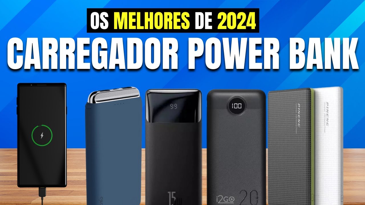 Qual o MELHOR POWER BANK / CARREGADOR PORTÁTIL Custo-Benefício 2024?