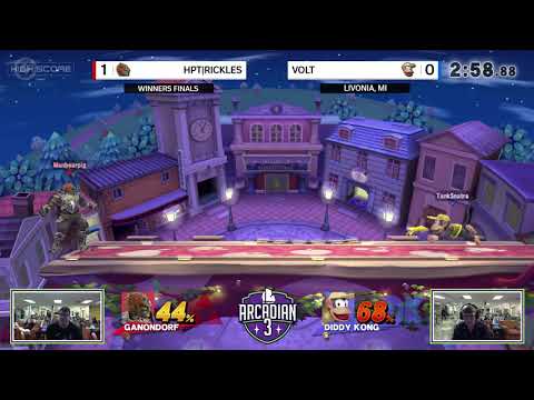 Arcadian #3 WF: HPT|Rickles (Ganondorf) vs Volt (Fox/Diddy)