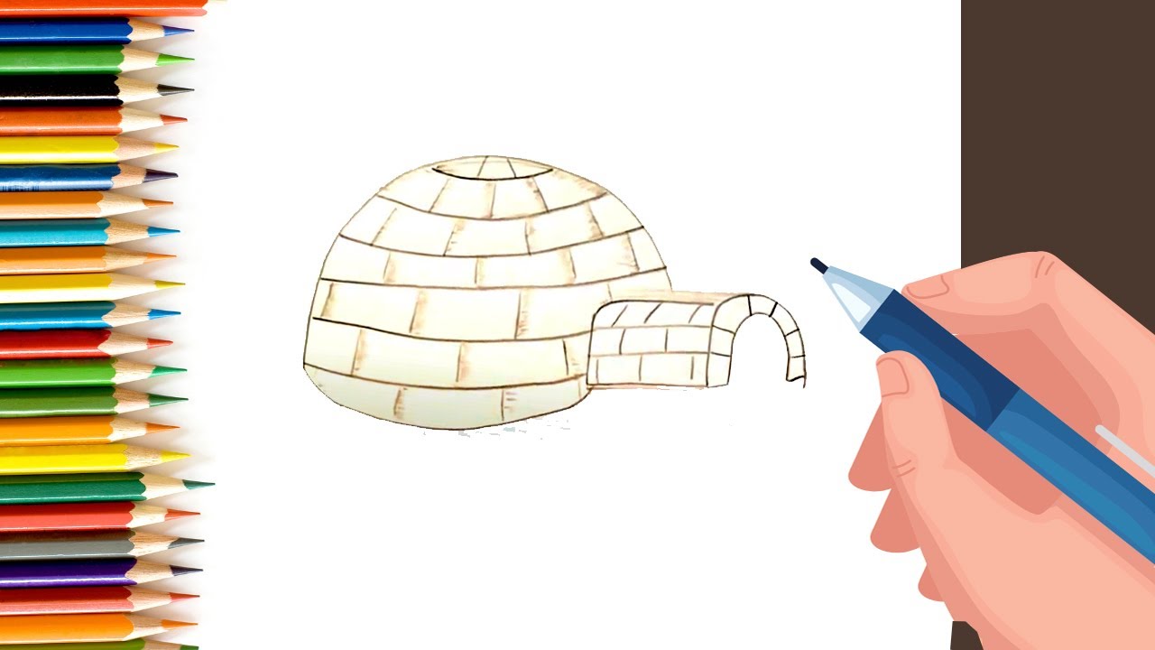 How To Draw Igloo
