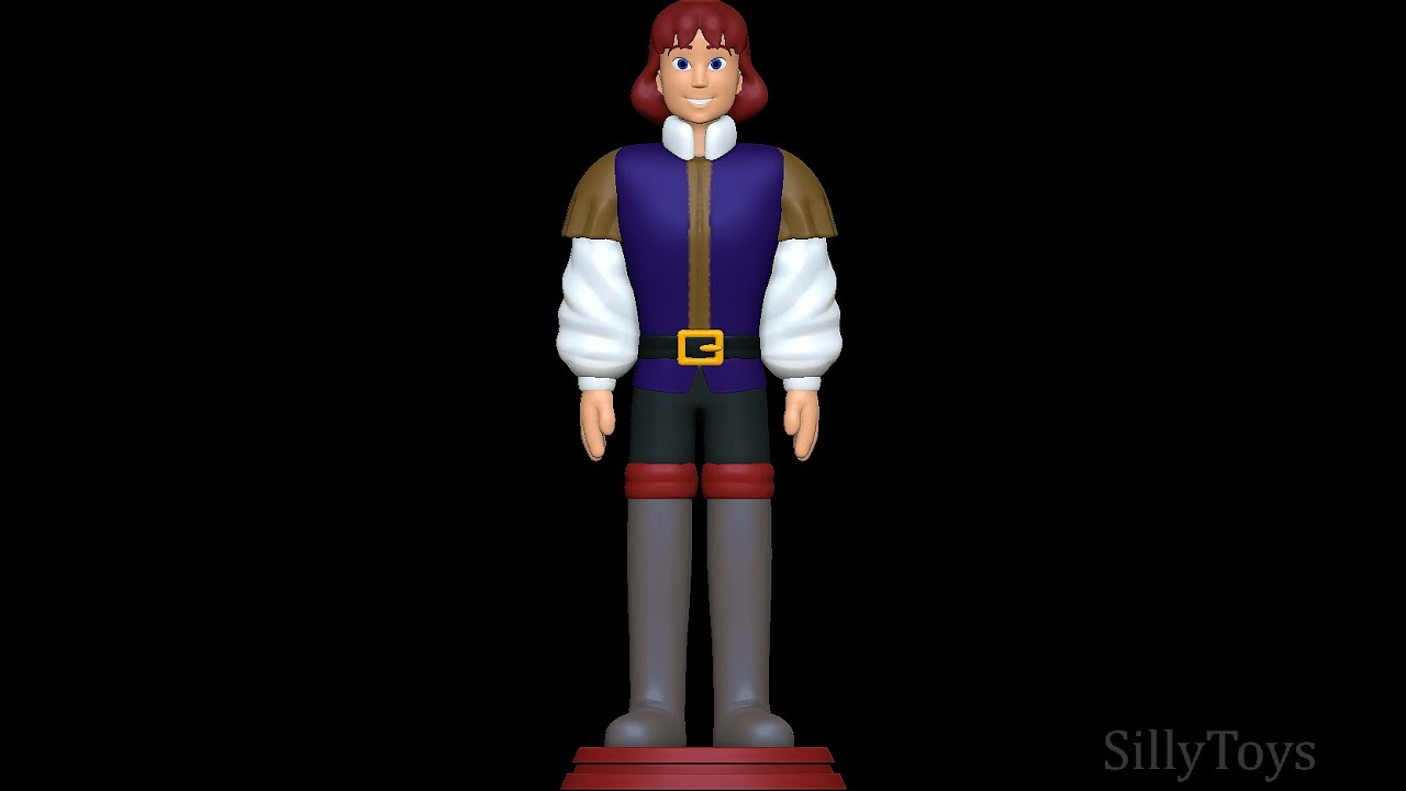 Prince Derek - The Swan Princess 3D Print Model