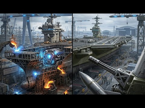 Inside the Aircraft Carrier Factory: From Raw Steel to the USS Gerald R. Ford (Full Process) .