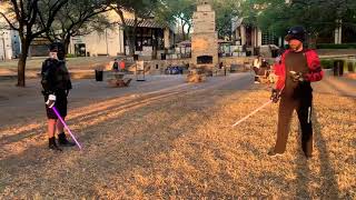 Lightsaber Sparring - William & Steve