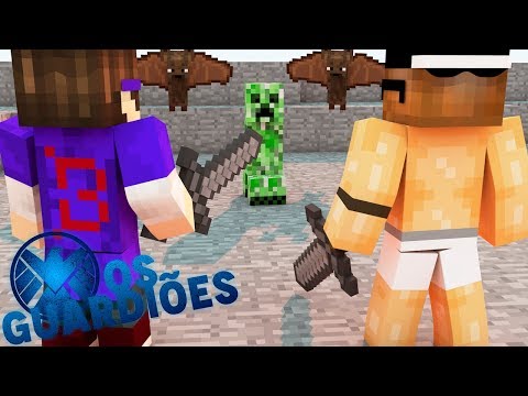 MINECRAFT: OS GUARDIÕES ep.03 -- EM BUSCA DOS MORCEGOS!!