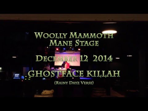 Ghostface Sound Check - Woolly Mammoth Mane Stage.