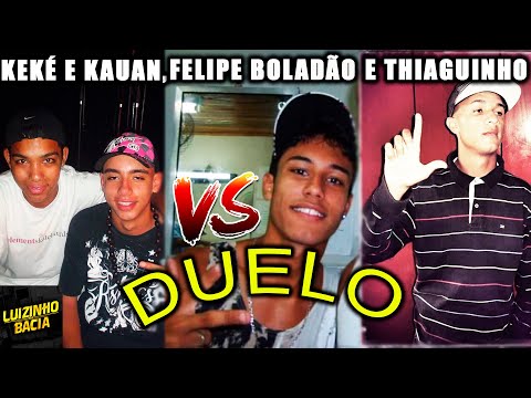 KEKÉ & KAUAN VS FELIPE BOLADÃO & THIAGUINHO (RIMA NA HORA)