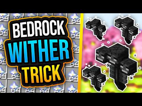 WITHER FARM MINECRAFT BEDROCK 1.21