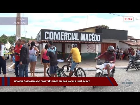 Homem é assassinado com três tiros em bar na Vila Irmã Dulce 23 01 2023