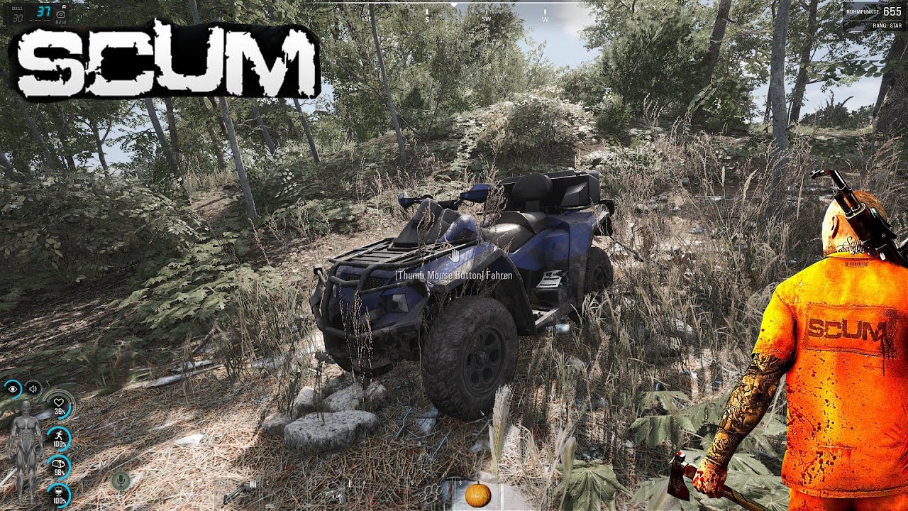 Lets Play SCUM - German Gameplay - Hey... das Quad ist noch da!