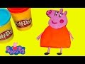 Peppa Pig Play Doh How To Make Family Peppa Pig With Playdough Part3 Свинка Пеппа