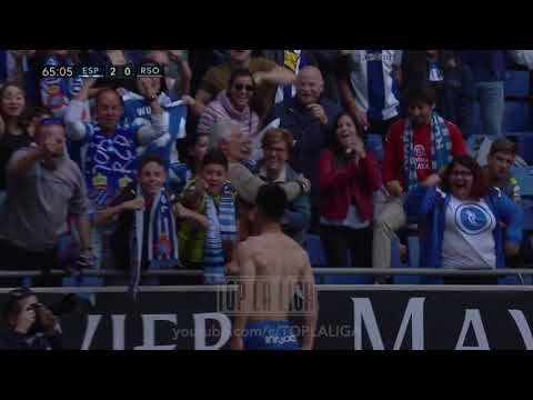 Wu Lei goal vs Real Sociedad