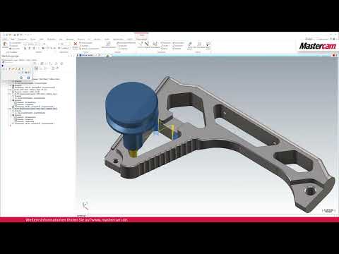 Mastercam 2023 | Optimierte Verbindungsbewegungen beim 3D-Schruppen
