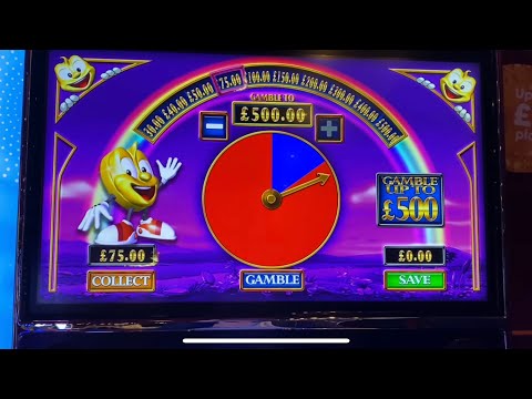 £200 vs Rainbow Riches Pure Gold Arcade FOBT Slot. £1 a go £500 Jackpot - ALL OR NOTHING
