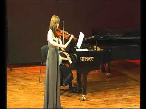 Jackie McCaughan 3rd yr violin, Beethoven 1st mvmt, Pt2, Nov 2011