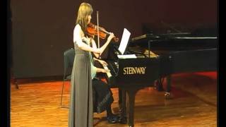Jackie McCaughan 3rd yr violin, Beethoven 1st mvmt, Pt2, Nov 2011