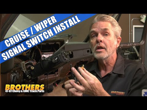 1973-87 Squarebody Chevy & GMC Truck Cruise / Wiper & Turnsignal Lever Remove and Replace