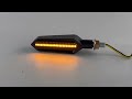 LED smerovky - univerzálne pre motocykle (100x29x26mm) - Video Youtube