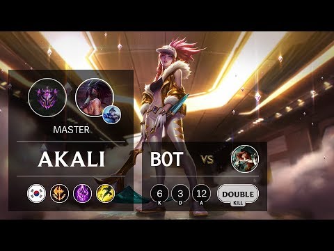 Akali Bot vs Miss Fortune - KR Master Patch 9.24