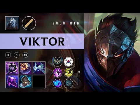 Viktor Mid vs Syndra - KR Challenger Patch 25.24