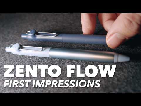 Zento Flow vs G2 & Uni-ball One | First Impressions & Pen Test