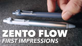 Zento Flow vs G2 & Uni-ball One | First Impressions & Pen Te
