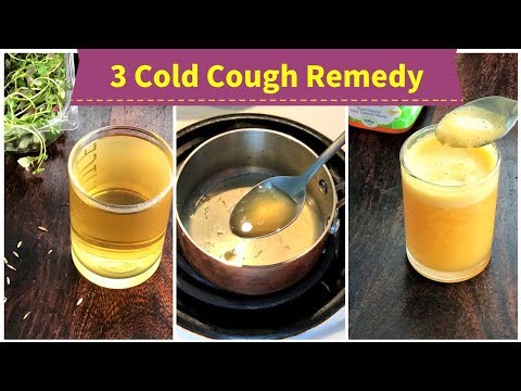 3 Cold Cough REMEDY ( for 1+ toddlers, kids & adults )