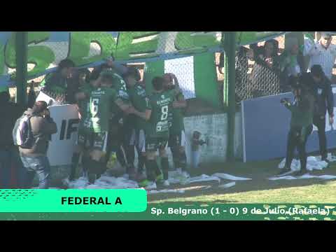 FÚTBOL PROFESIONAL • Resumen del encuentro entre Sportivo Belgrano 1 9 de Julio (R) 0