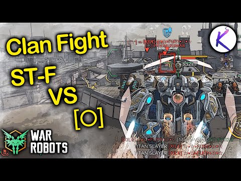 Clan fight [ST-F] vs [ⵔ] War Robots squad gameplay WR Robot update 8.3