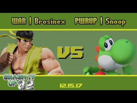 WAR | Brosinex (Ryu) vs PWRUP | Snoop (Yoshi)- SIU 82 - Wii U