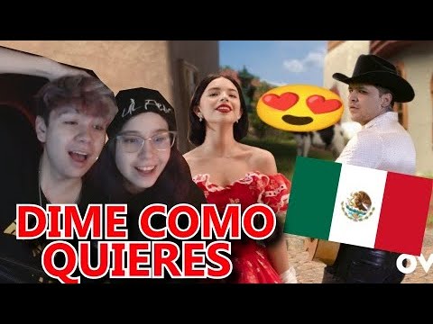 CHILENOS REACCIONAN A Christian Nodal, Ángela Aguilar - Dime Cómo Quieres (Video Oficial)