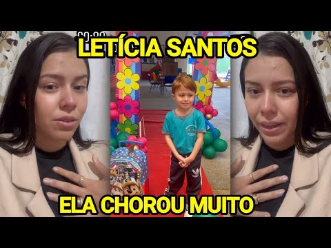 Letícia Santos cries on Francisco's first day of school and shows how he is adapting.