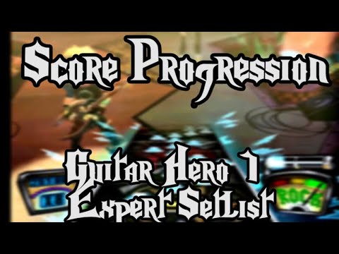 Score Progression: Guitar Hero 1