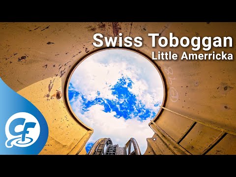Front row point of view footage of Swiss Toboggan