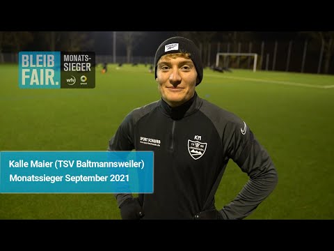 BLEIB FAIR | Ehrung Monatssieger September | Kalle Maier
