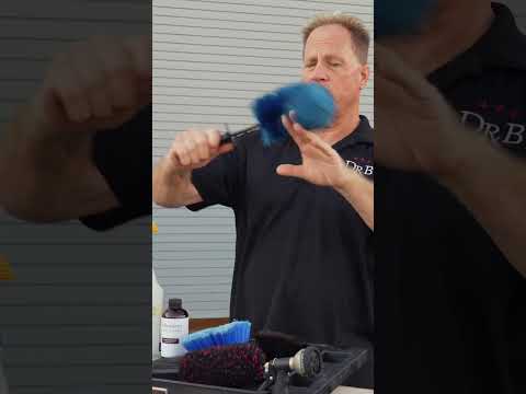 Part of a video titled The BEST Brushes for Wheel Cleaning - YouTube