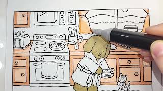 Relaxing Bobbie Goods Coloring #BobbieGoodsColoring #RelaxingColoring