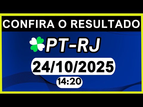 RESULTADO JB - PT-RJ e LOOK-GO 14:20 | 24/10/2025