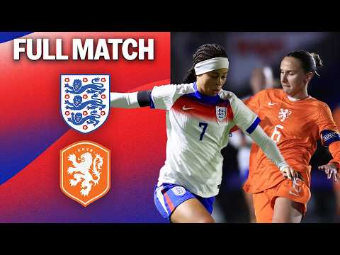 FULL MATCH | England v Netherlands | U23 Women | International Friendly