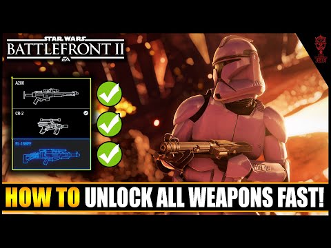 How To UNLOCK ALL WEAPONS & Attachments FAST! (2020) Star Wars Battlefront 2 Tips!