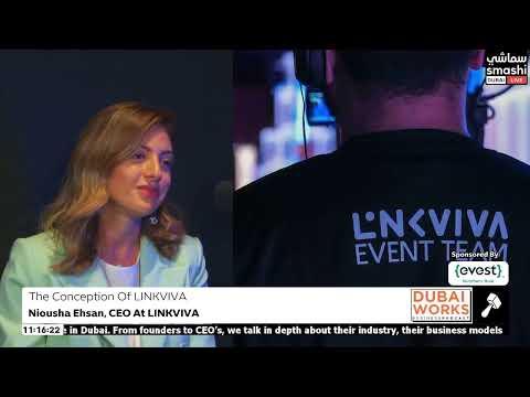 Niousha Ehsan - CEO At  Linkviva Events The Dubai Works show, sponsored by #evest