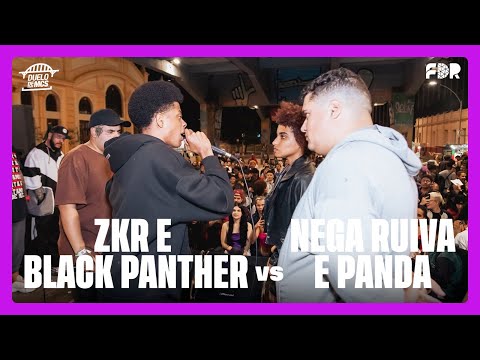 ZKR E BLACK PANTHER VS NEGA RUIVA E PANDA (PRIMEIRA FASE) - DUELO DE MCS - 14/06/2024