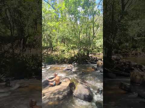 nossa primeira experiência em viagens de até 200 km, de São Paulo para Joanópolis estamos cachoeira