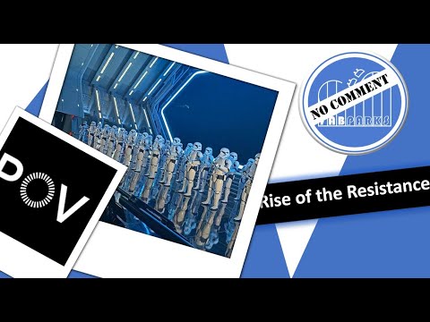 Rise of the Resistance - Queue line walkthrough and POV